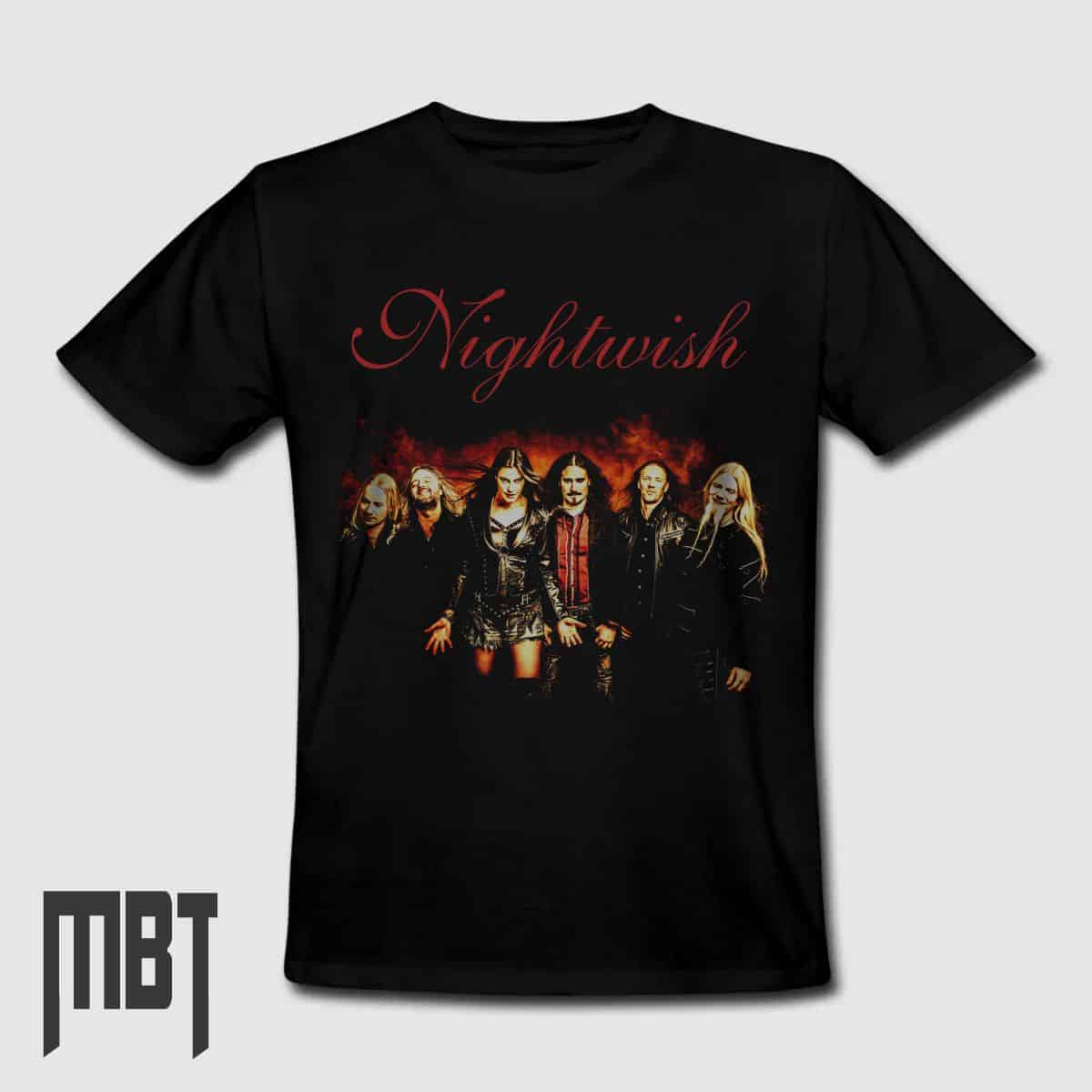 Nightwish TShirt, Nightwish Band TeeShirt, Metal Merch Metal Band T