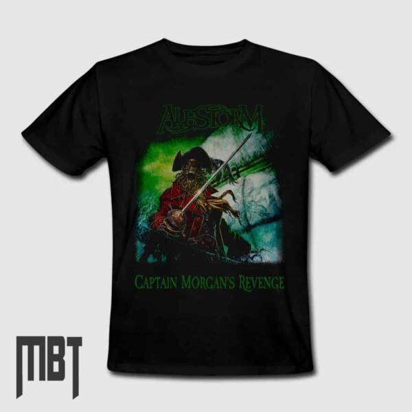 Alestorm Band T-Shirt, Alestorm Captain Morgan's Revenge Tee-Shirt, Metal Merch