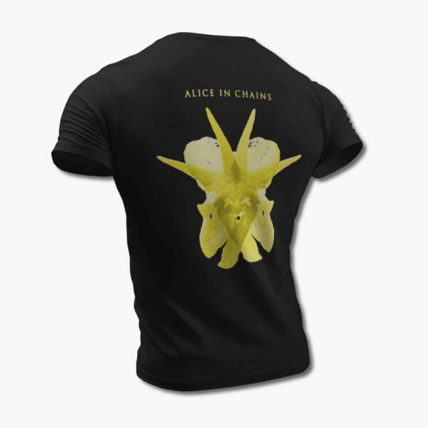 Alice In Chains T-Shirt, Alice In Chains The Devil Put Dinosaurs Here Artwork Black Tee Shirt, Alternative Metal Merch