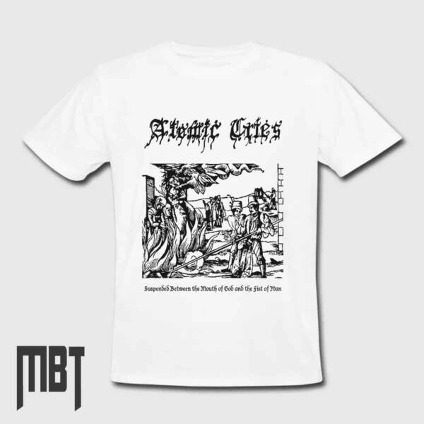 Atomic Cries T-Shirt, Atomic Cries Suspended Between The Mouth Of God Tee Shirt, Metal Merch