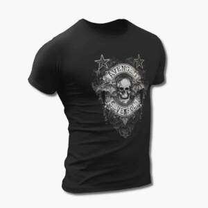 Avenged Sevenfold T-Shirt, Avenged Sevenfold Skull Artwork Black Tee Shirt