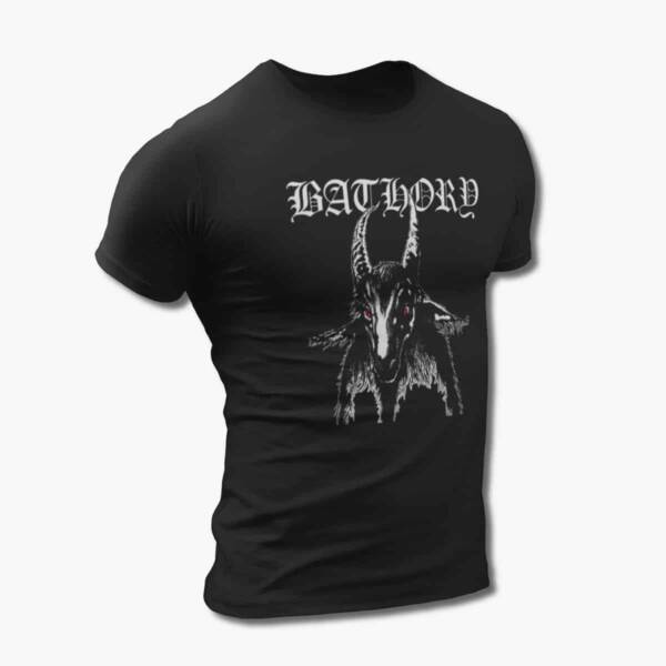 Bathory Band T-Shirt, Bathory Cover Black Tee Shirt