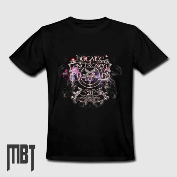 Hecate Enthroned T-Shirt, Hecate Enthroned Logo Tee-Shirt, Metal Merch