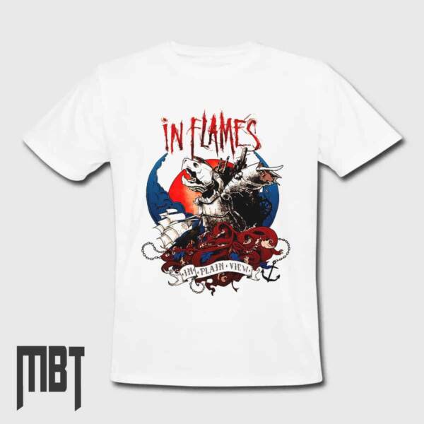 In Flames T-Shirt, In Flames The Plain View Tee-Shirt, Metal Merch