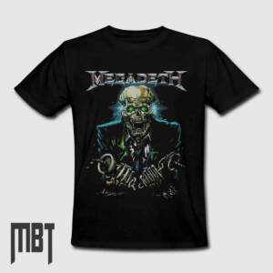 Megadeth T-Shirt, Megadeth Skull Tee-Shirt, Metal Merch