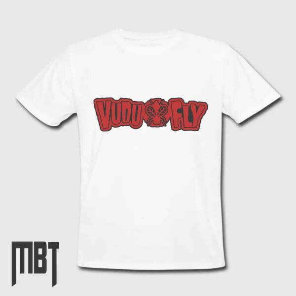 Vudu Fly T-Shirt, Vudu Fly Band Logo Tee-Shirt, Hard Rock, Rock Merch