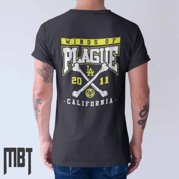 Winds of Plague T-Shirt, Winds of Plague California Tee-Shirt, Metal Merch - Image 2