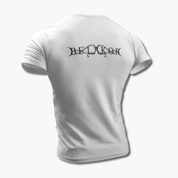 Be'lakor Band T-Shirt, Belakor Logo White Tee Shirt