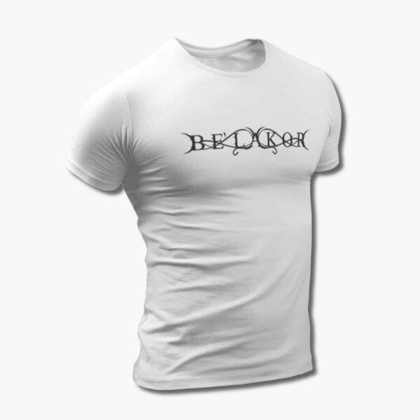 Be'lakor Band T-Shirt, Belakor Logo White Tee Shirt