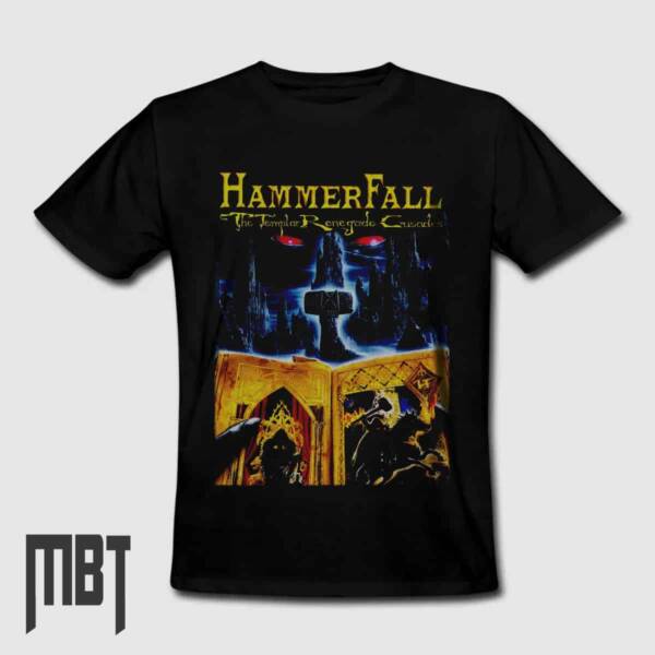 HammerFall Band T-Shirt, HammerFall The Templar Renegade Crusades Tee-Shirt