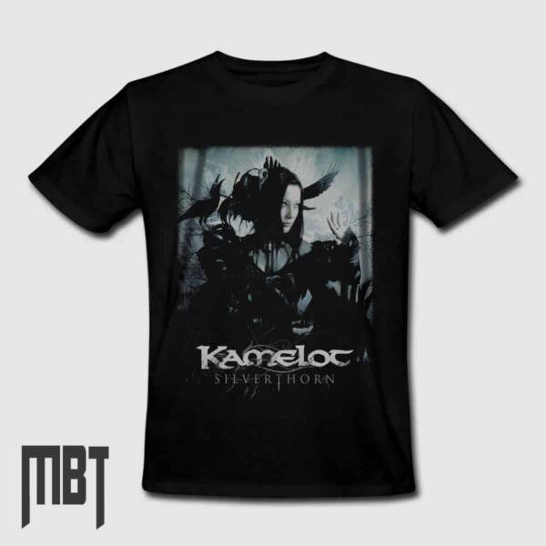 Kamelot Band T-Shirt, Kamelot Silver Thorn Cover Tee-Shirt, Metal Merch
