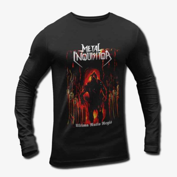 Metal Inquisitor Band T-Shirt, Metal Inquisitor Ultima Ratio Regis Cover Tee-Shirt, Heavy Metal Merch