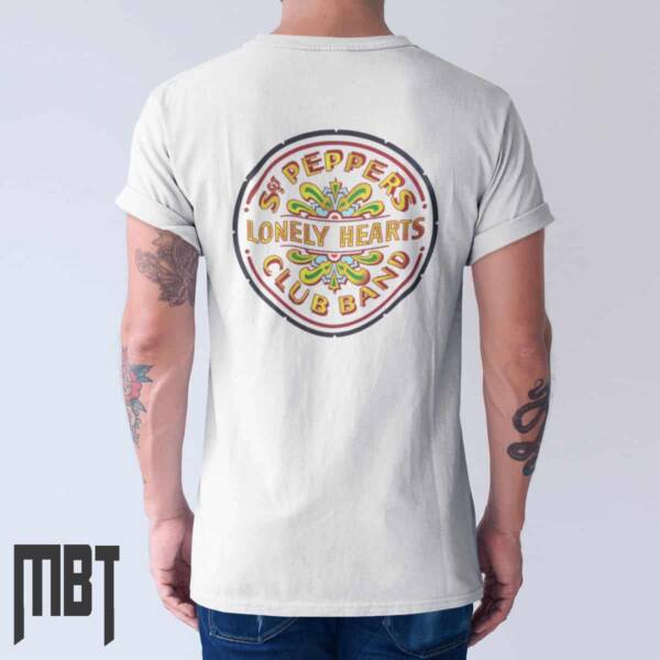 The Beatles T-Shirt, The Beatles Lonely Hearts Cover Tee-Shirt, Rock Merch - Image 2