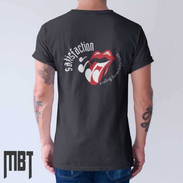 The Rolling Stones T-Shirt, The Rolling Stones Satisfaction Cover Tee-Shirt, Rock Merch - Image 2