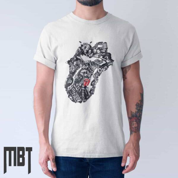 The Rolling Stones T-Shirt, The Rolling Stones Satisfaction Cover Tee-Shirt, Rock Merch