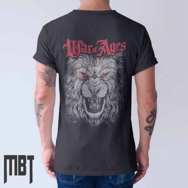 War of Ages Band T-Shirt, War of Ages Artwork Tee-Shirt, Metal Merch - Image 2