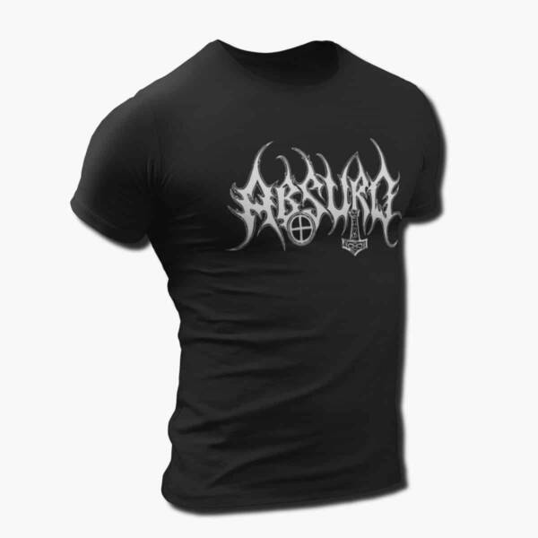 Absurd Logo T-Shirt, Black Metal Merch - Image 2
