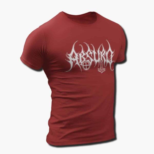 Absurd Logo T-Shirt, Black Metal Merch - Image 6