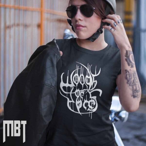 Woods of Ypres Logo T-Shirt, Black Metal Merch