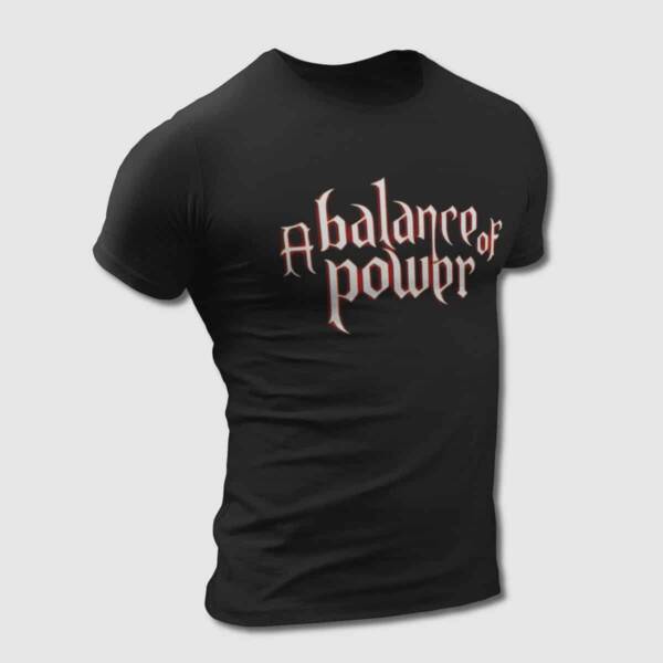 A Balance Of Power Band Logo T-Shirt, Melodic Death Metal Merch