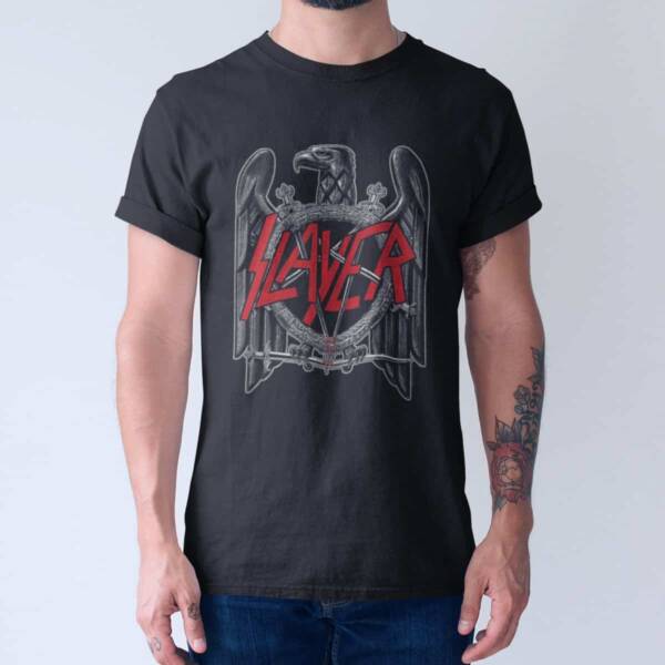 Slayer Eagle Logo T-Shirt, Thrash Metal Merch