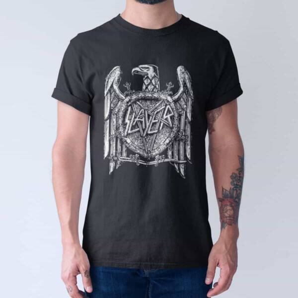 Slayer Eagle Logo T-Shirt, Thrash Metal Merch