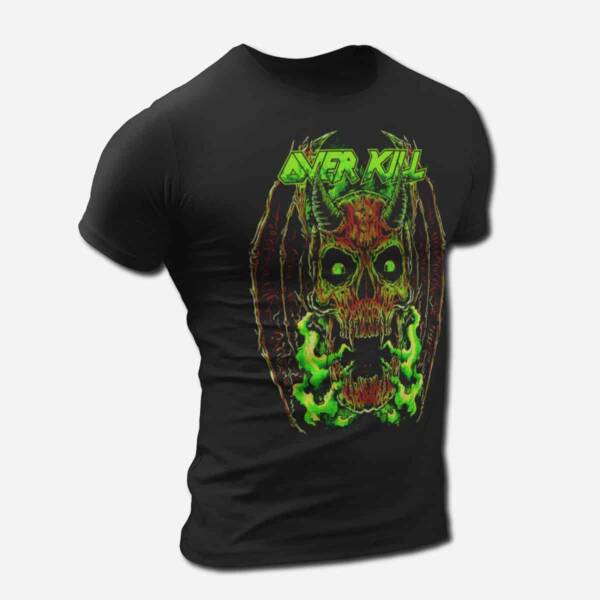 Over Kill Artwork T-Shirt, Thrash Metal Merch