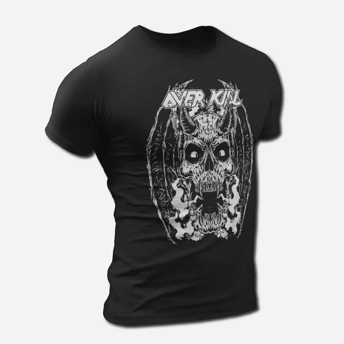 Over Kill Artwork T-Shirt, Thrash Metal Merch