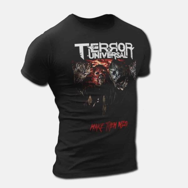 Terror Universal T-Shirt, Terror Universal Make Them Bleed Tee, Industrial Metal Merch