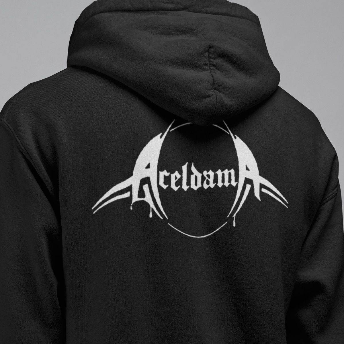 Aceldama Hoodie, Aceldama Logo Hooded Sweatshirt, Thrash Metal Merch - Image 2