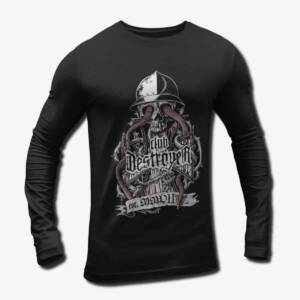Club Deströyer Long Sleeve T-Shirt, Club Deströyer Artwork Longsleeve Tee