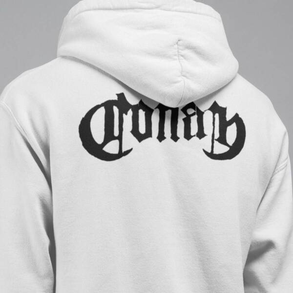 Conan Hoodie, Conan Logo Hooded Sweatshirt, Doom Metal Merch - Image 2
