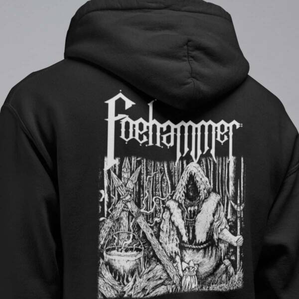 Foehammer Band Hoodie, Foehammer Artwork Hooded Sweatshirt, Doom Metal Merch