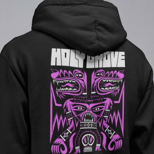 Holy Grove Band Hoodie, Holy Grove West Coast Tour Hooded Sweatshirt, Doom Metal Merch