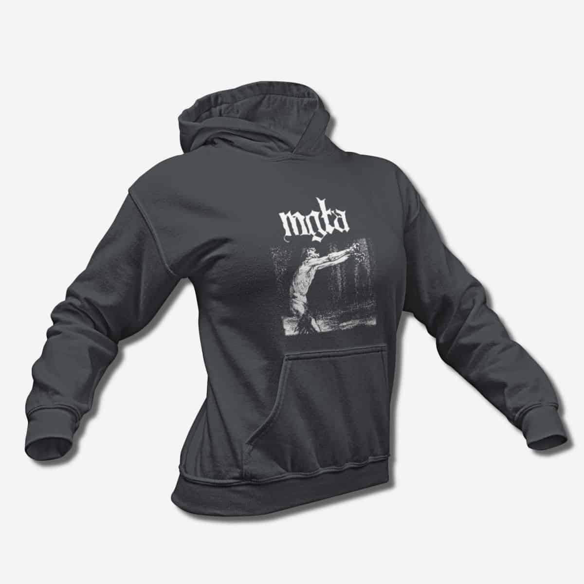 Mgla Hoodie, Mgla Exercises in Futility Hooded Sweatshirt, Black Metal Merch - Image 3
