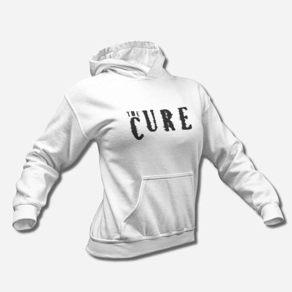 The Cure Hoodie, The Cure Band Logo Hooded Sweatshirt, Rock Merch - Image 7