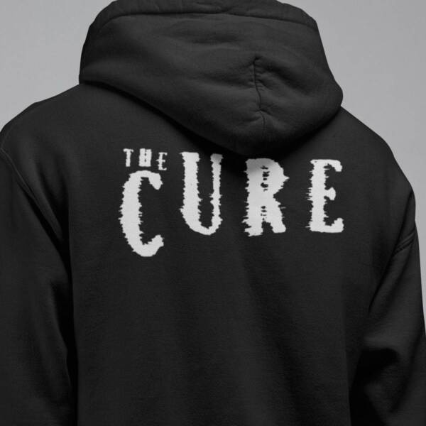 The Cure Hoodie, The Cure Band Logo Hooded Sweatshirt, Rock Merch