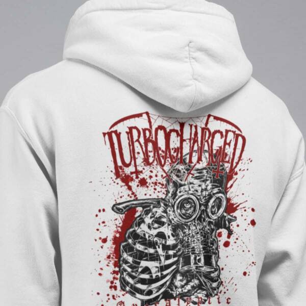 Turbocharged Band Hoodie, Turbocharged Artwork Hooded Sweatshirt, Death, Thrash Metal Merch