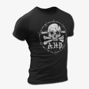 A.H.P. Band Long Sleeve T-Shirt, AHP Forakt Hat Og Død Artwork Longsleeve Tee Shirt