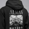 Almah Band Hoodie, Almah Motion Artwork Hooded Sweatshirt, Melodic Power Metal Merch