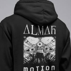 Almah Band Hoodie, Almah Motion Artwork Hooded Sweatshirt, Melodic Power Metal Merch