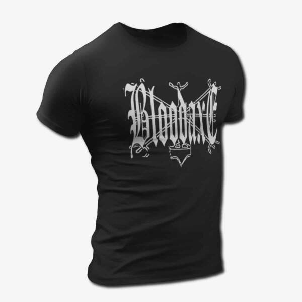 Bloodaxe Band T-Shirt, Bloodaxe Logo Tee Shirt, Viking Metal, Black Metal Merch