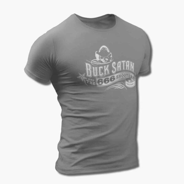 Buck Satan And The 666 Shooters T-Shirt, Buck Satan And The 666 Shooters Bikers Welcome Ladies Drink Free Tee Shirt, Country Rock Merch - Image 3