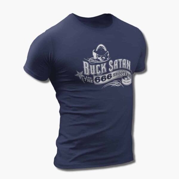 Buck Satan And The 666 Shooters T-Shirt, Buck Satan And The 666 Shooters Bikers Welcome Ladies Drink Free Tee Shirt, Country Rock Merch - Image 4