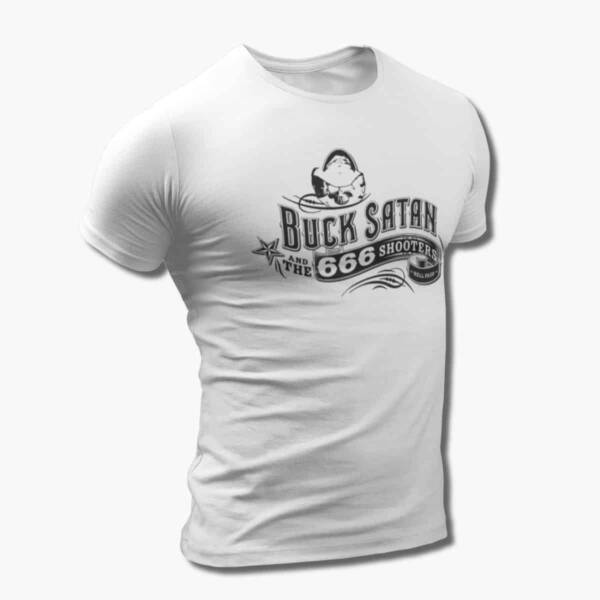 Buck Satan And The 666 Shooters T-Shirt, Buck Satan And The 666 Shooters Bikers Welcome Ladies Drink Free Tee Shirt, Country Rock Merch - Image 6