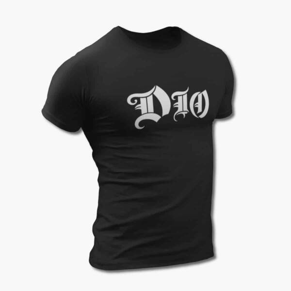 Dio Band T-Shirt, Dio Logo Black Tee Shirt