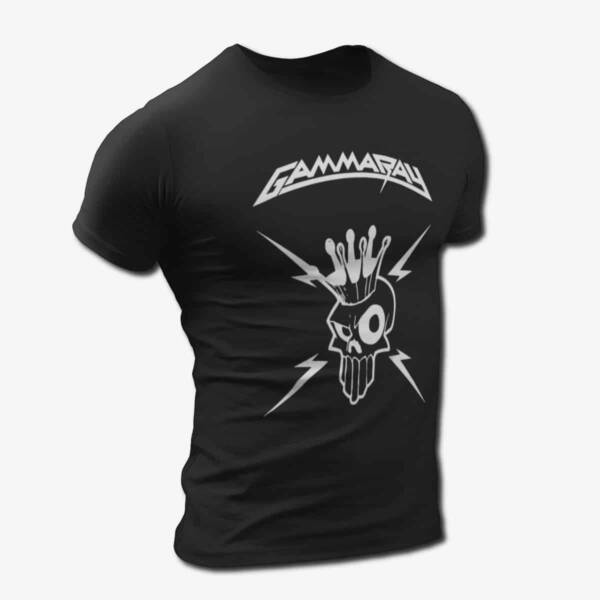 Gamma Ray Band T-Shirt, GammaRay Skeletons & Majesties Artwork Tee Shirt, Power Metal, Speed Metal Merch