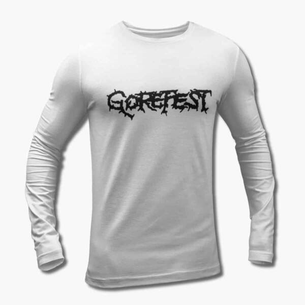 Gorefest Band Long Sleeve T-Shirt, Gorefest Logo Longsleeve Tee Shirt, Death Metal Merch