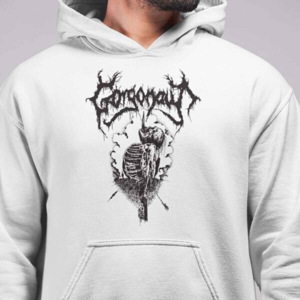 Gorgonaut Band Hoodie, Gorgonaut The Foul and the Feral Artwork Hooded Sweatshirt, Death Metal Merch - Image 2