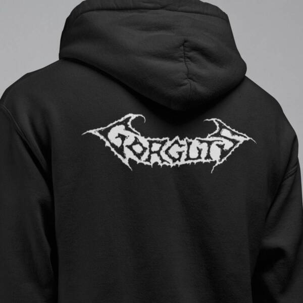 Gorguts Band Hoodie, Gorguts Old Logo Hooded Sweatshirt, Death Metal Merch - Image 2